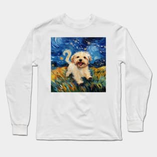 Van Gogh style Shih tzu Long Sleeve T-Shirt